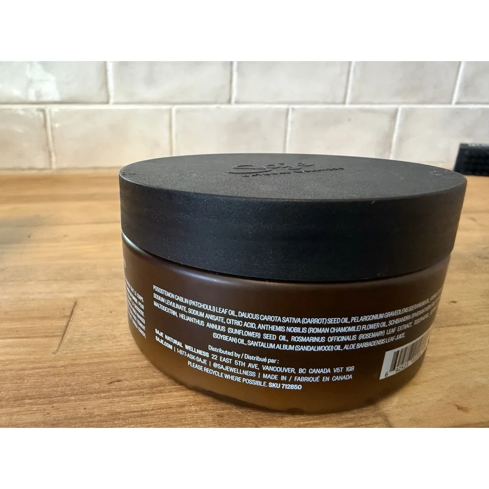 Saje Natural Wellness Body Butter Dermedial Carrot Scent 6.8‎ oz New Jar